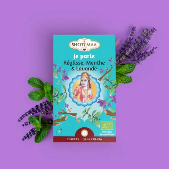 Tisane Infusion Bio Je Parle - matin - Moment de Détente et de Stabilité - Réglisse, Menthe & Lavande - Image 3