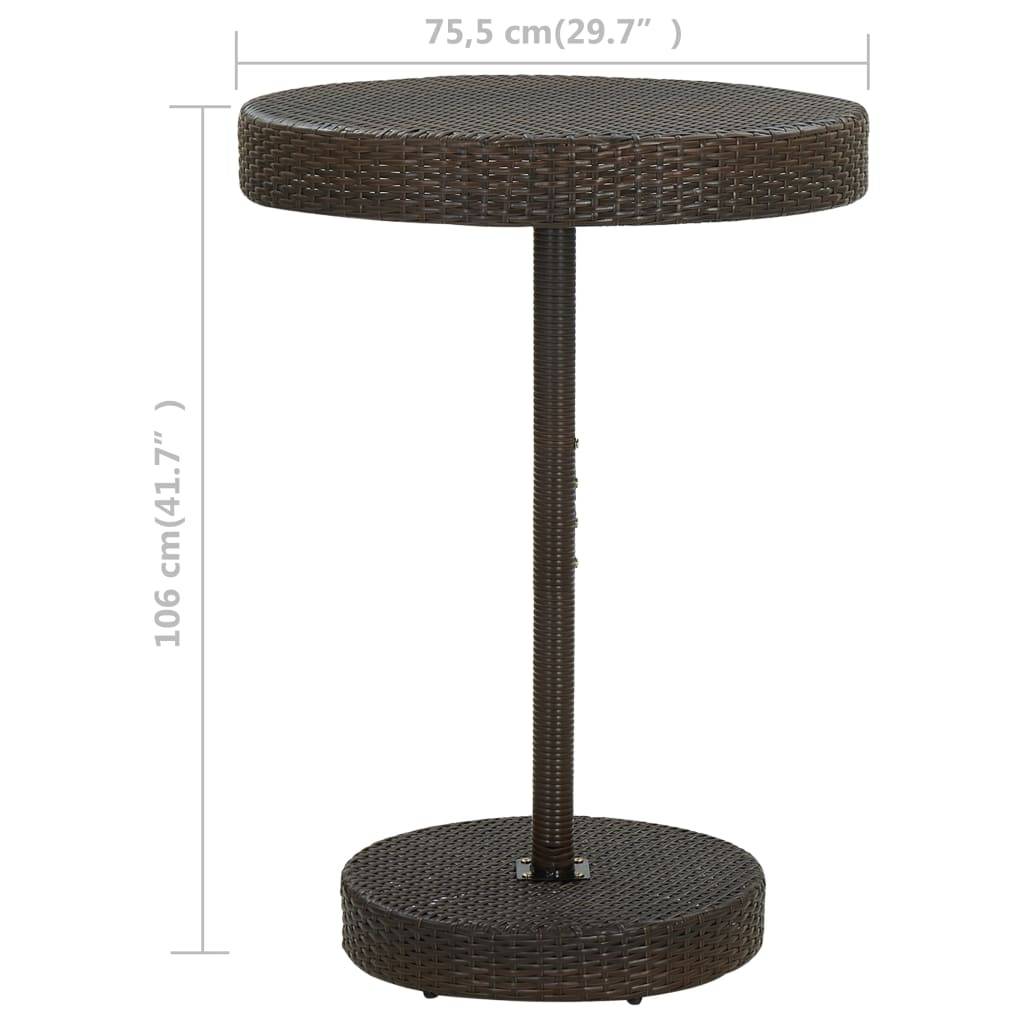 Table bois composite  François-Baptiste Vert   - P87209V - Image 5