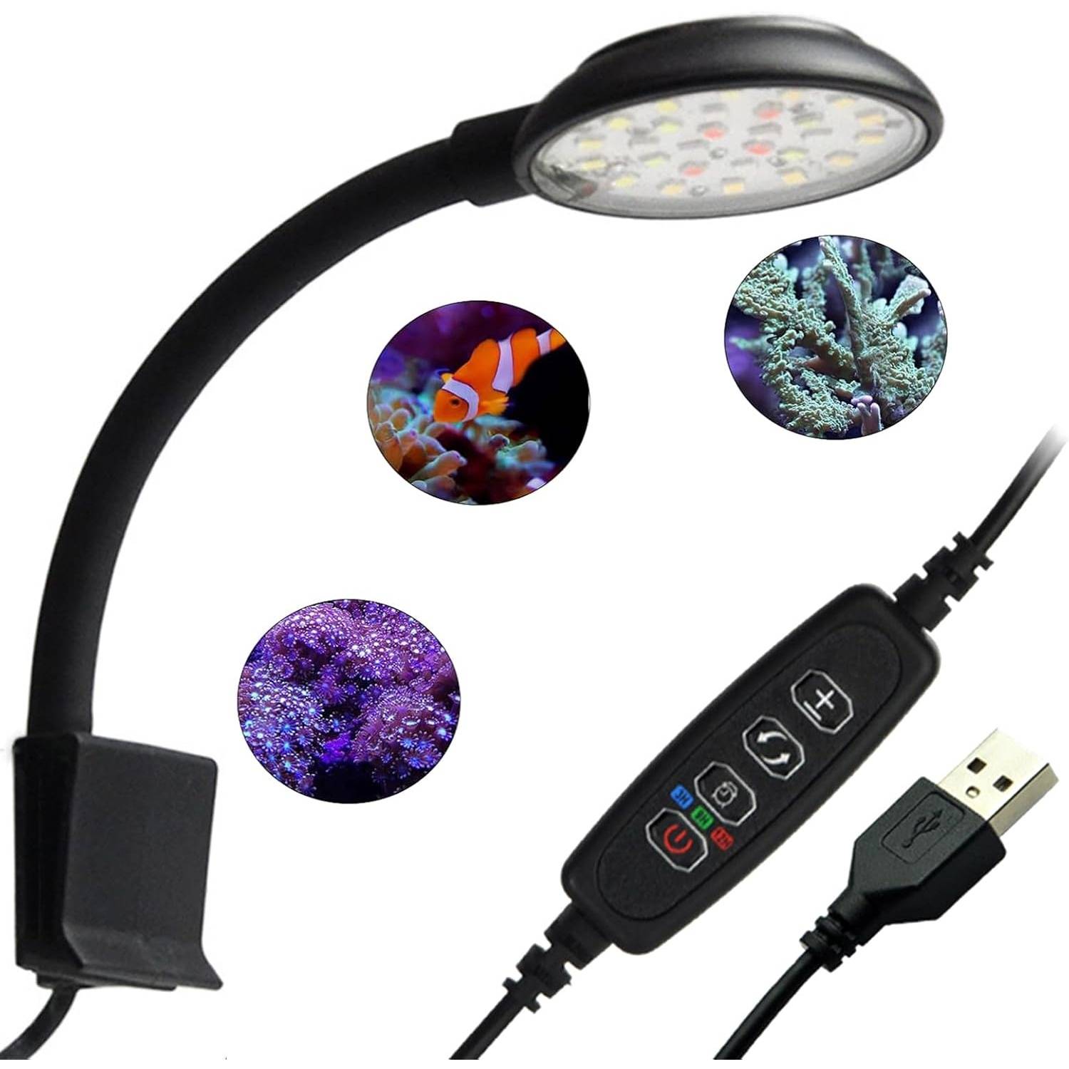 DtopbuyAge - Lampe d'Aquarium LED 7W Blanc/Bleue DtopbuyAge - Image 1