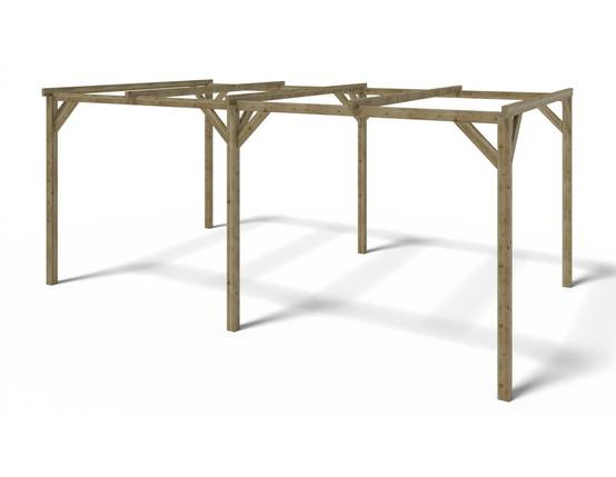 Altanka - Carport, abri de voiture 3x5.1 m - 15.3 m2 - CAR1 - ALTANKA - Image 1