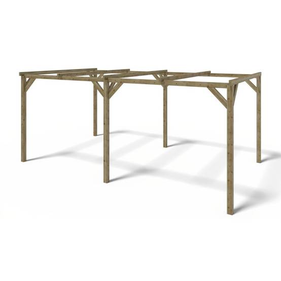 Altanka - Carport, abri de voiture 3x5.1 m - 15.3 m2 - CAR1 - ALTANKA - Image 1