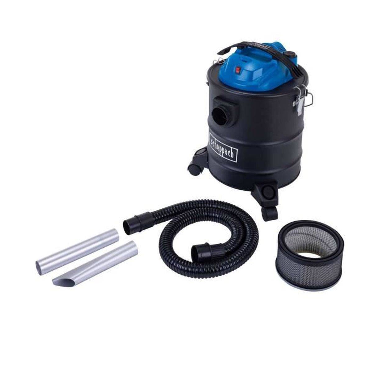 Scheppach - Aspirateur à cendres sans sac Scheppach AVC25 1300 W, 20 L, 20 kPa, filtre cartouche, 3 roues - SCHEPPACH