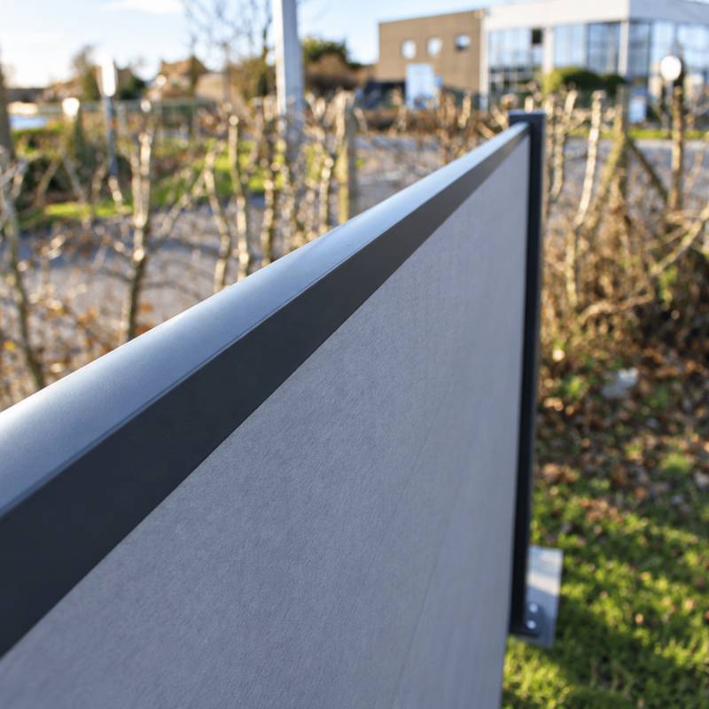 Profil de finition pour clôture LARKO 176 cm - Coloris - Gris anthracite RAL 7016, Longueur - 176cm - Image 3