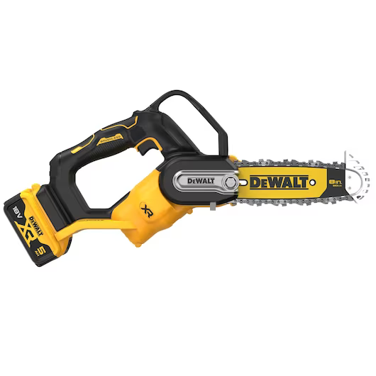 Tronçonneuse élagueuse DEWALT XR 18V Brushless - 1 batteries 5.0 Ah, chargeur + accessoires - DCMPS520P1-QW - Image 4