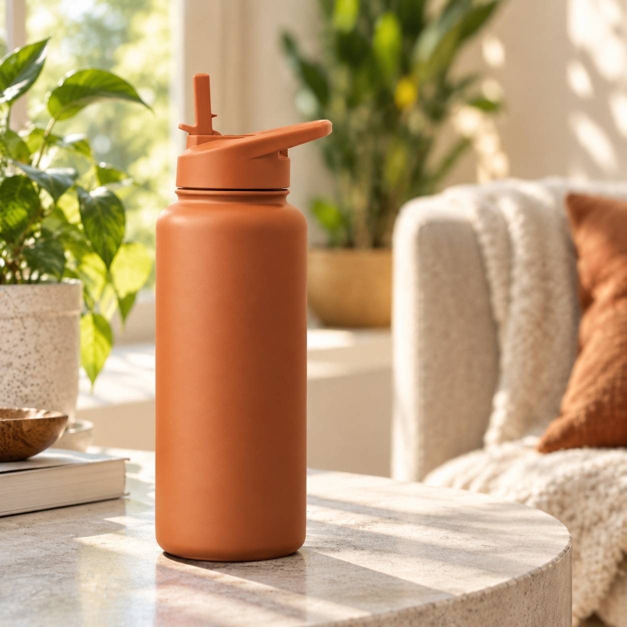 Bouteille Isotherme Acier Inoxydable 1 L Double Paroi Sans BPA Étanche Réutilisable - Image 6