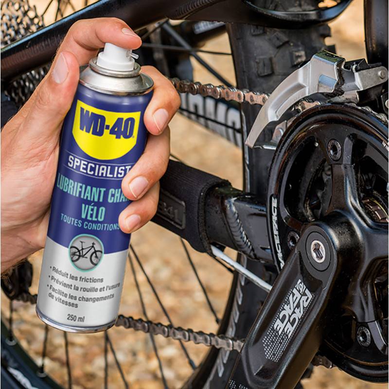 Lubrifiant Chaîne Vélo toutes conditions 250ml WD-40 SPECIALIST - Image 3
