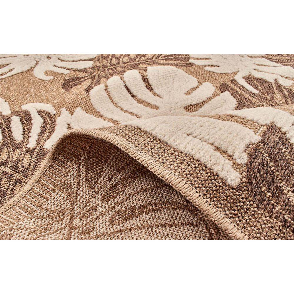 Jardindeco - Tapis intérieur extérieur aspect jute marron Tijuana 9062 290 x 200 cm - Image 2