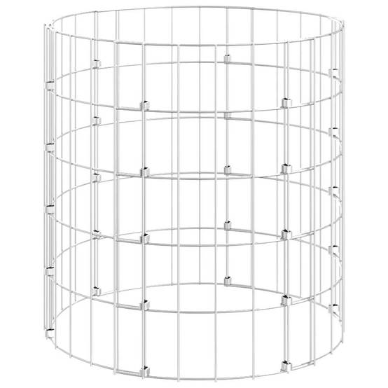 PANGIVO - Poteau à gabion circulaire acier galvanisé Ø50 x 50 cm - PANGIVO - Image 2