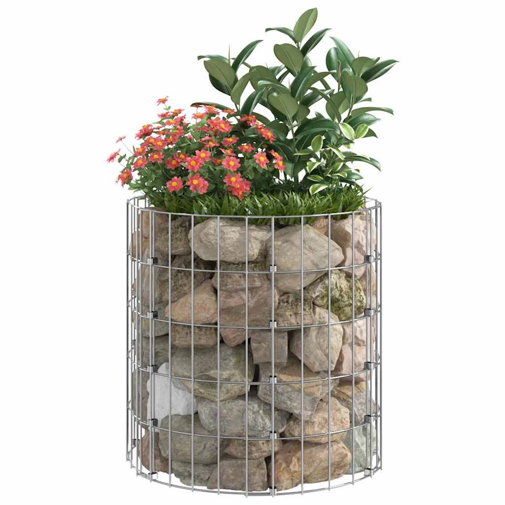 PANGIVO - Poteau à gabion circulaire acier galvanisé Ø50 x 50 cm - PANGIVO - Image 5