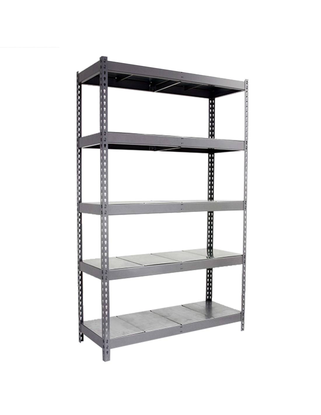 Etagère Sans Vis Ecoforte 1804-5 Metal Gris/galva Gris/galva 2000x1800x450 - Simonrack