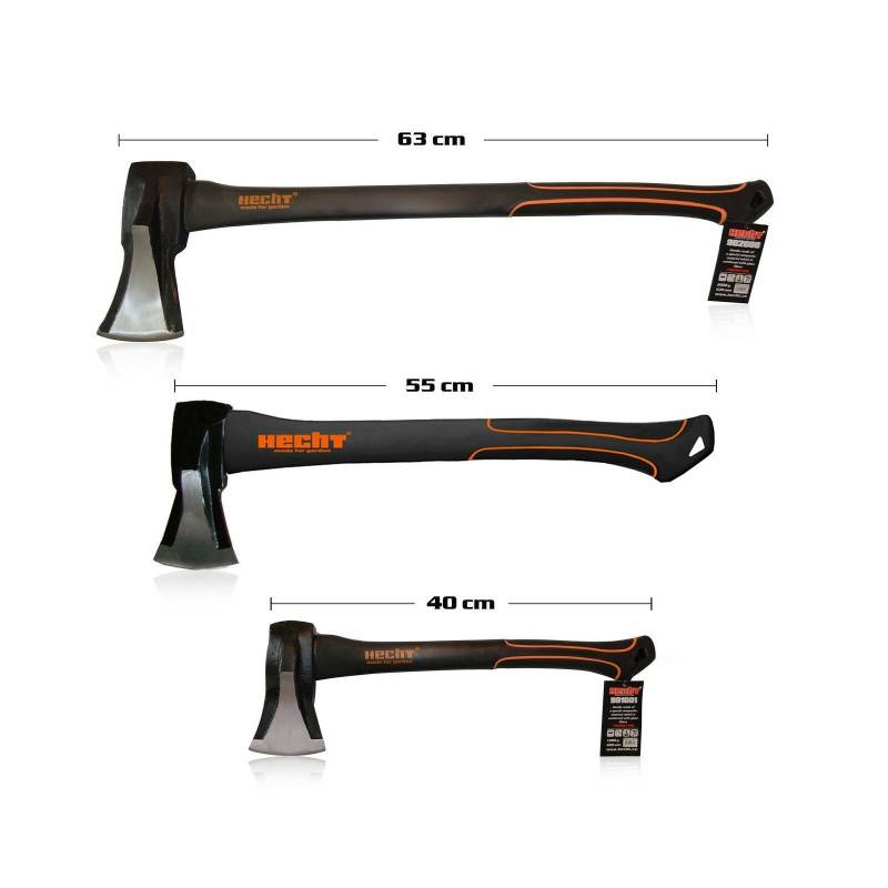 BB Loisir - Hecht Set avec 3 Haches merlin a fendre couperet 40-55-63 cm Nr. 6 - Image 1