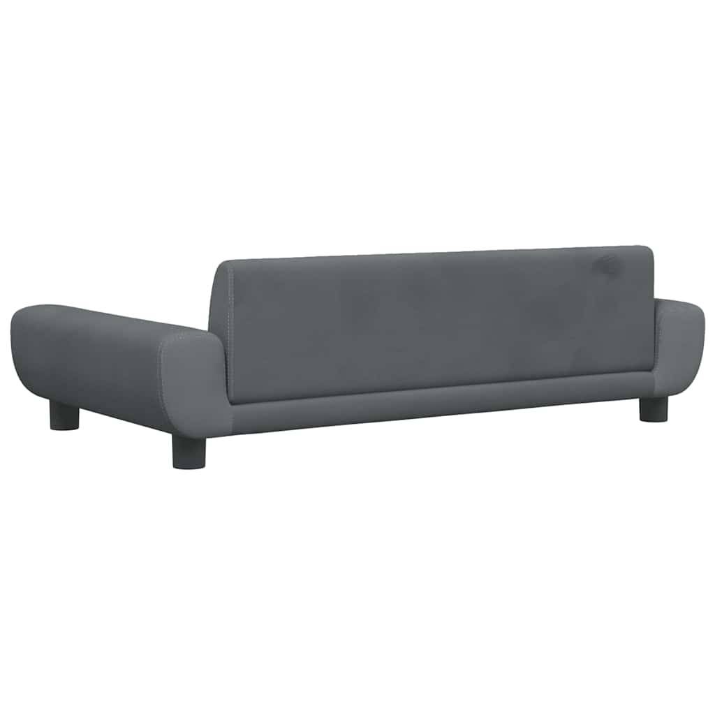 Vidaxl - Lit pour chien gris foncé 100x54x33 cm velours vidaXL 171983 - Image 6