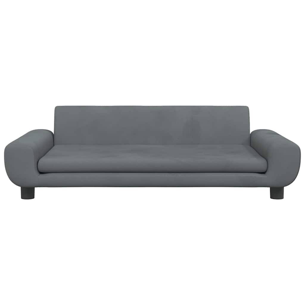 Vidaxl - Lit pour chien gris foncé 100x54x33 cm velours vidaXL 171983 - Image 8