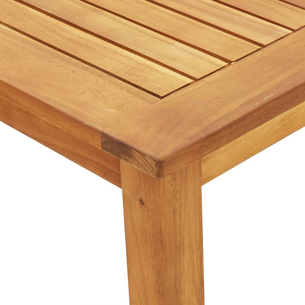 Maison Chic - Ensemble de 3 pcs table de jardin avec chaises - mobilier de jardin Bois d'acacia solide-JU2768 - Image 7