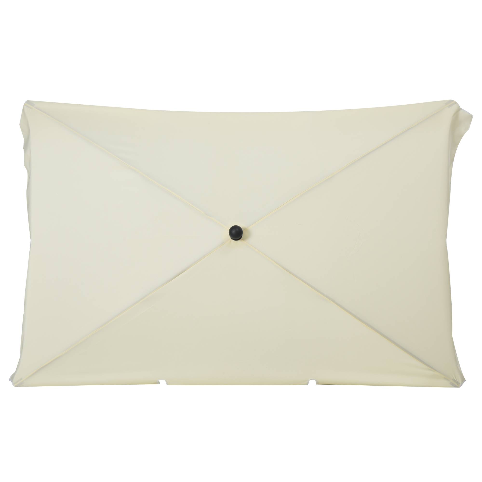 ComfortXL - Parasol Rectangulaire Aluminium pour Jardin Terrasse Inclinable 198x130 cm Beige - ComfortXL Outdoor Living - Image 10