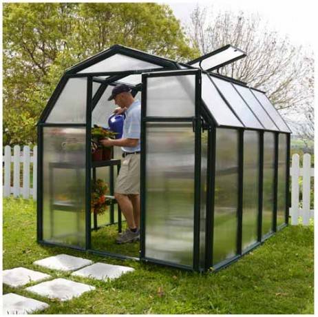 Canopia - Serre de jardin en polycarbonate Rion Eco Grow 5,36 m², Ancrage au sol Oui - Image 1