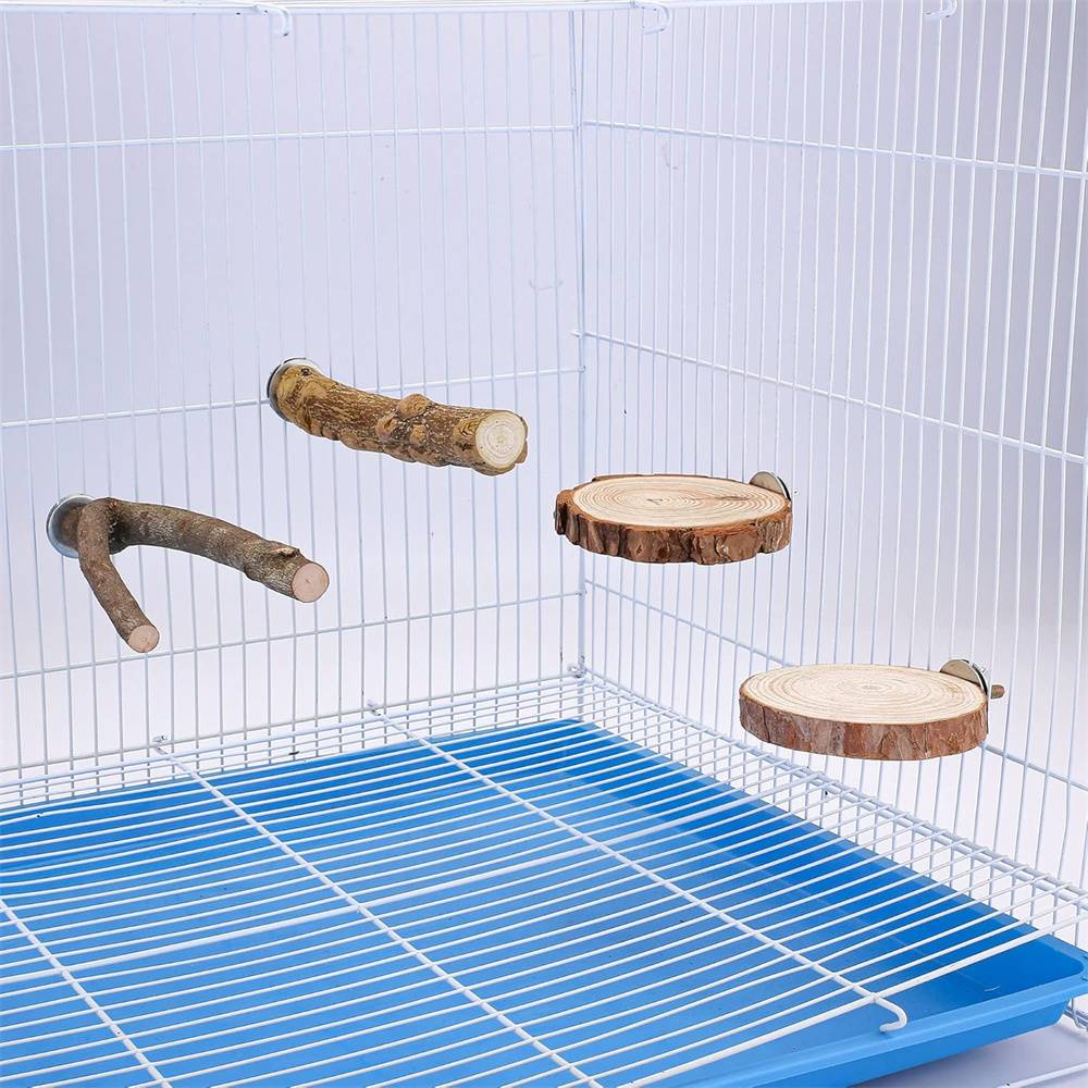 Perchoirs en bois naturel pour cage à oiseaux DtopbuyAge - Image 3