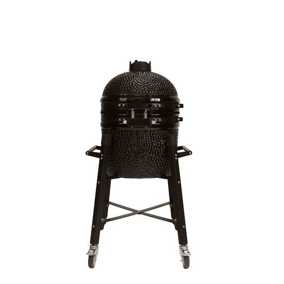 Barbecue kamado avec chariot Patton Premium 15" - Grille Ø 34 cm - Noir - Image 6