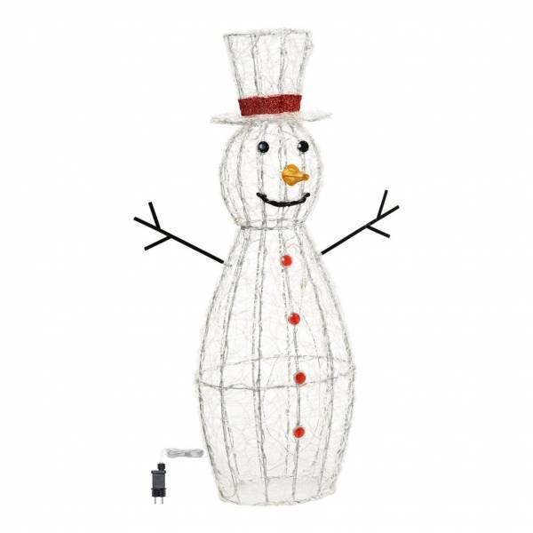 Lotti - Bonhomme de Neige 3D H120cm 260 LED blanc froid 8 jeux lumières IP44 SMART Connect 31V Lotti - Image 4