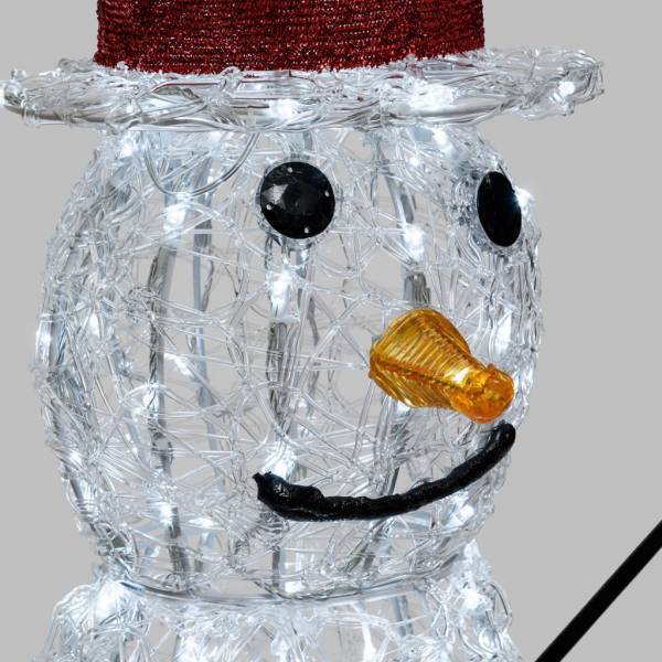 Lotti - Bonhomme de Neige 3D H120cm 260 LED blanc froid 8 jeux lumières IP44 SMART Connect 31V Lotti - Image 6