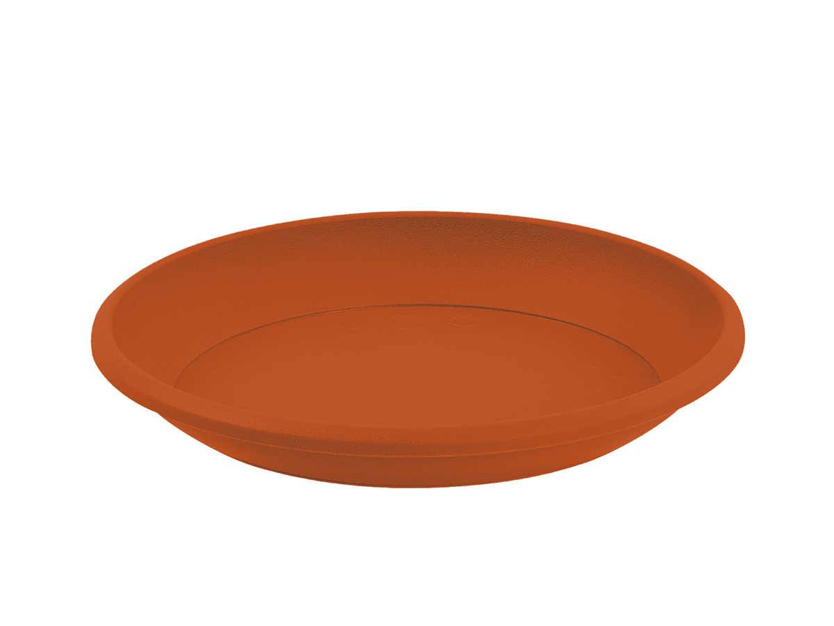 Eda - Soucoupe Osaka Ø 30 cm pour pot Osaka Ø 40 cm - Orange terre battue - Eda