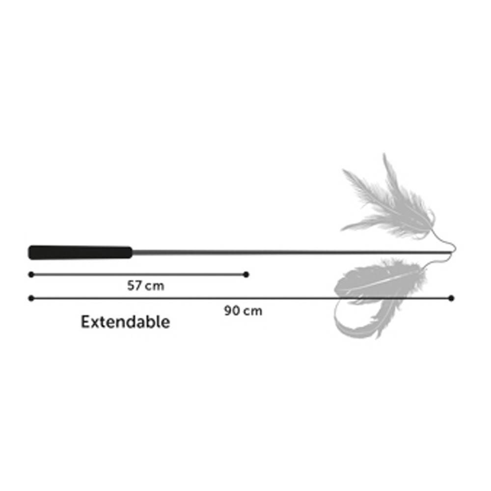 Canne a pêche Yula télescopique de 57 cm à 90 cm. pour chat - Image 2