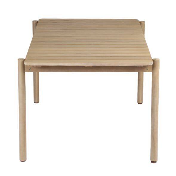 Beau Rivage - Table de jardin SAMOA 180 cm en bois d'acacia blanchi FSC Beau Rivage - Image 5