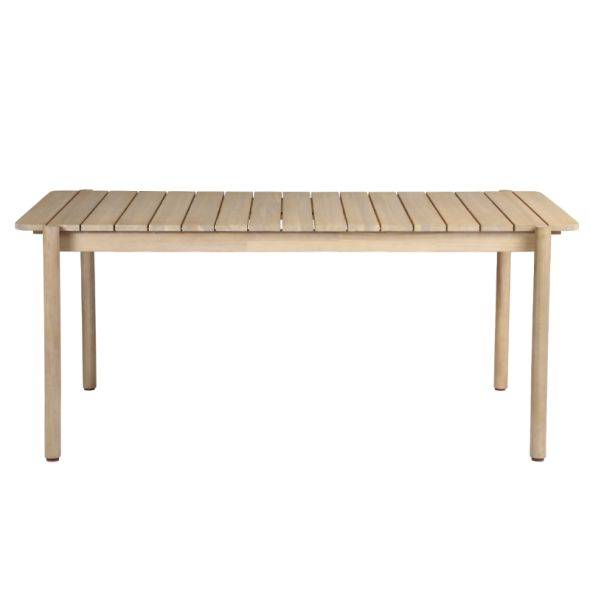 Beau Rivage - Table de jardin SAMOA 180 cm en bois d'acacia blanchi FSC Beau Rivage - Image 4