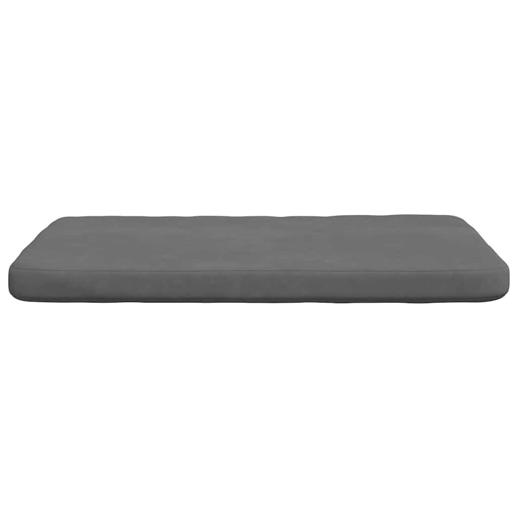 Coussins de siège 4 pcs Gris foncé 40 x 40 x 3 cm Maison Chic - Image 6