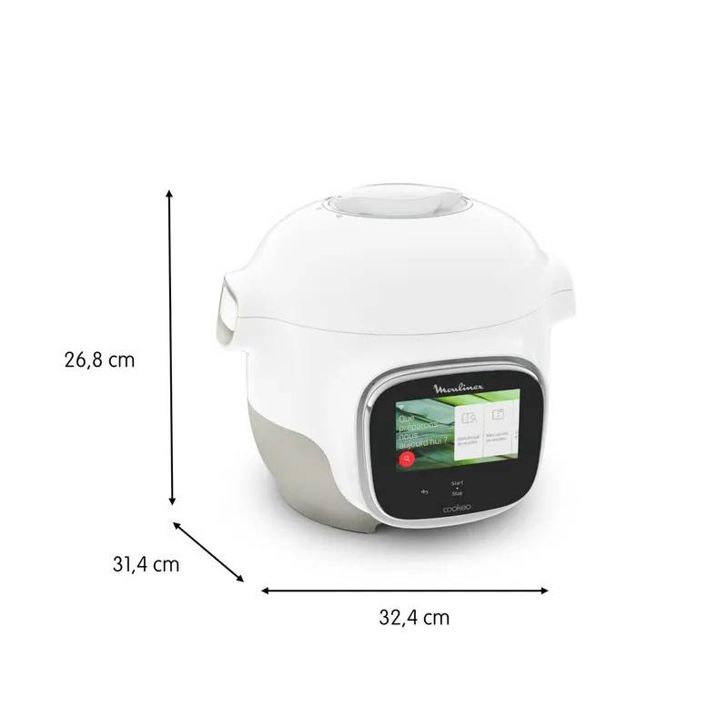 Moulinex - Multicuiseur intelligent 3l 900w blanc/argent CE922110 Moulinex - Image 6