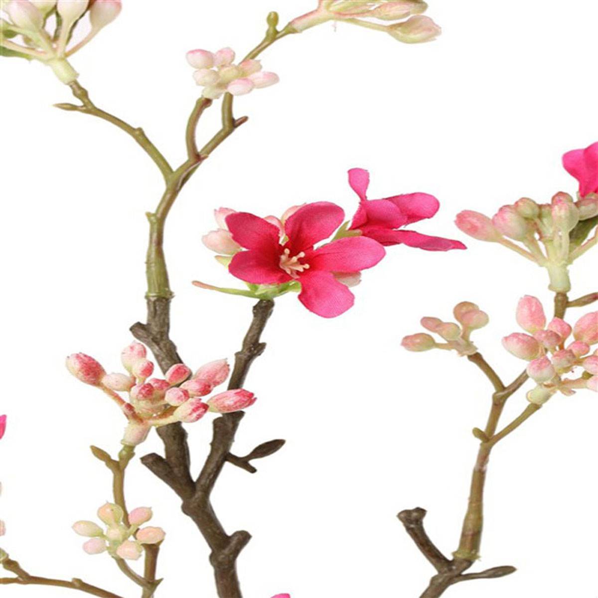 Artificielles - Branche de Jasmin factice 10 fleurs H50cm Superbe branche Rose fushia - couleur: Rose fushia 730 - Image 3