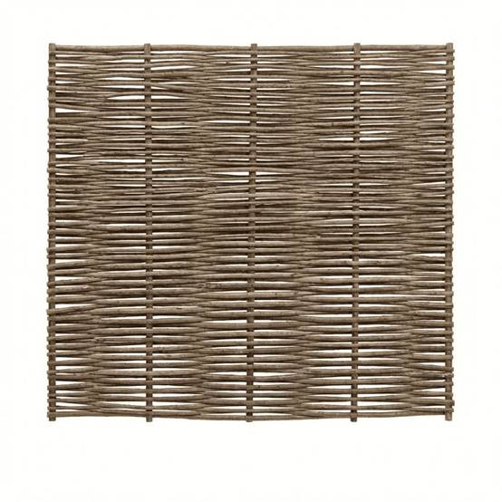 Clôture bois en noisetier - 100% Naturel - Sans Poteaux - Hauteur 180 X Largeur 120 cm - Image 1