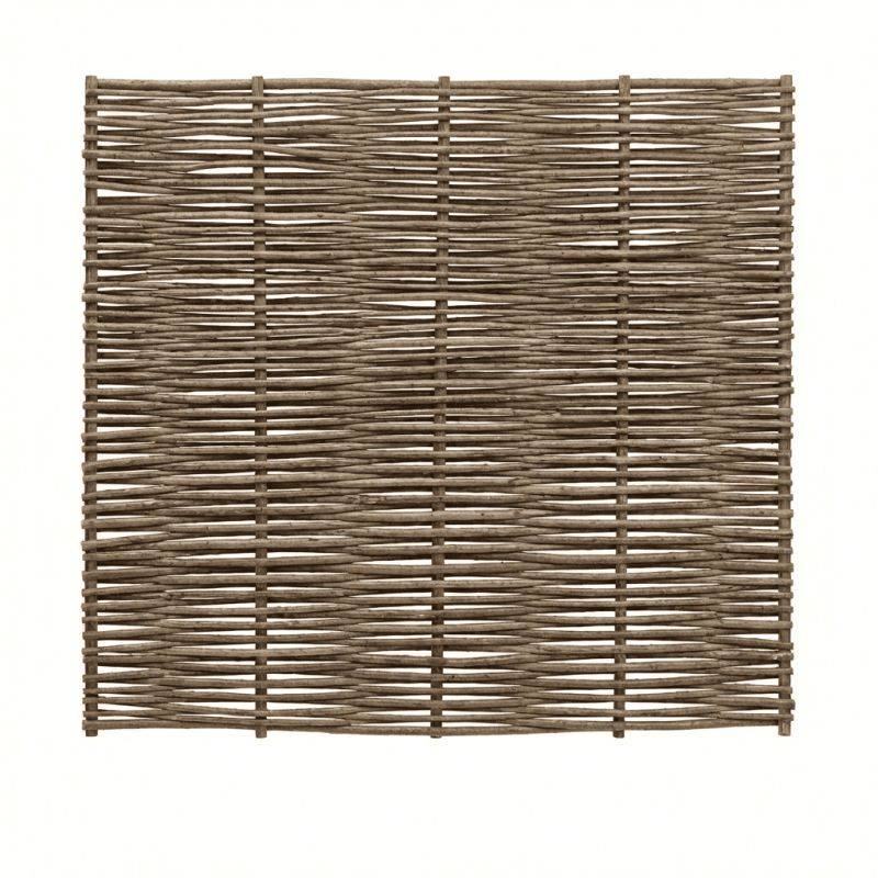 Clôture bois en noisetier - 100% Naturel - Sans Poteaux - Hauteur 180 X Largeur 120 cm - Image 1