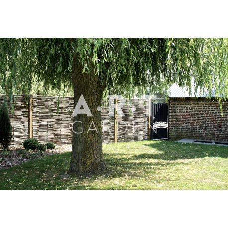 Clôture bois en noisetier - 100% Naturel - Sans Poteaux - Hauteur 180 X Largeur 120 cm - Image 10