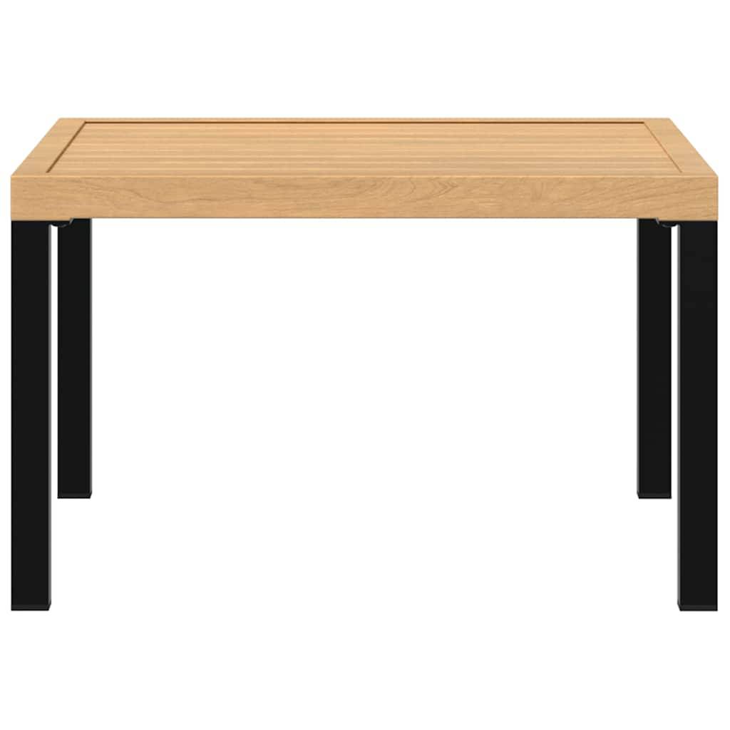Maison Chic - Table d'extérieur - Table basse de jardin - Table de jardin noir 65x65x40 cm aluminium MP736 - Image 3