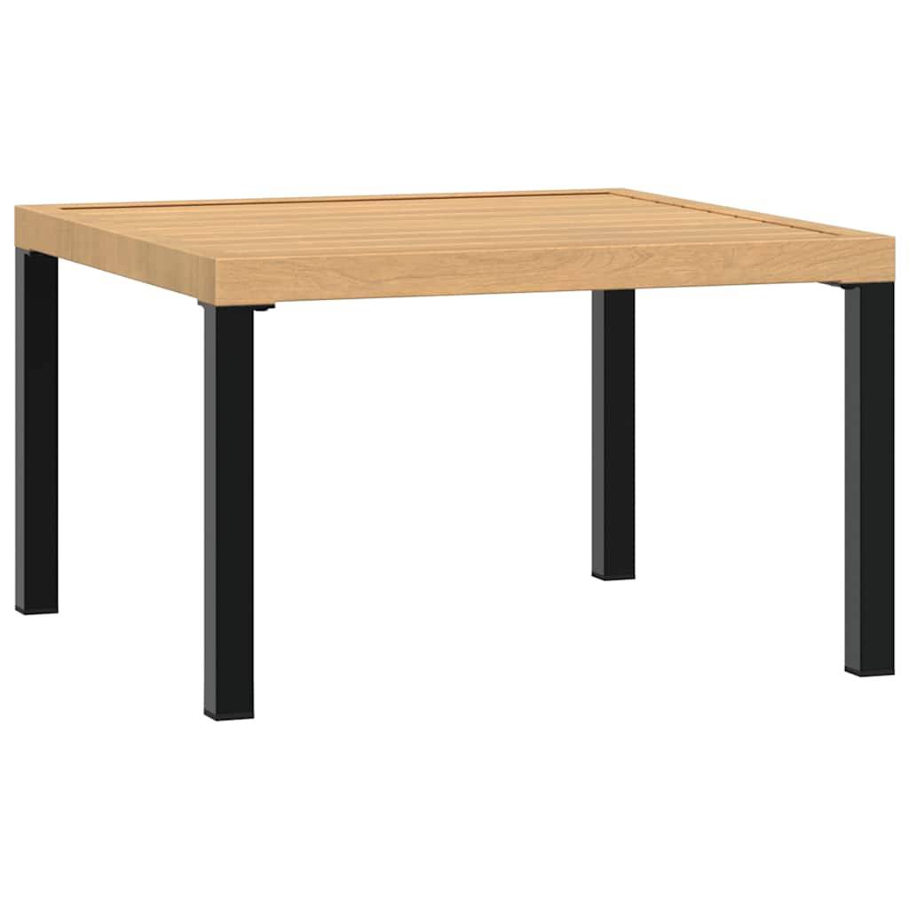 Maison Chic - Table d'extérieur - Table basse de jardin - Table de jardin noir 65x65x40 cm aluminium MP736 - Image 1