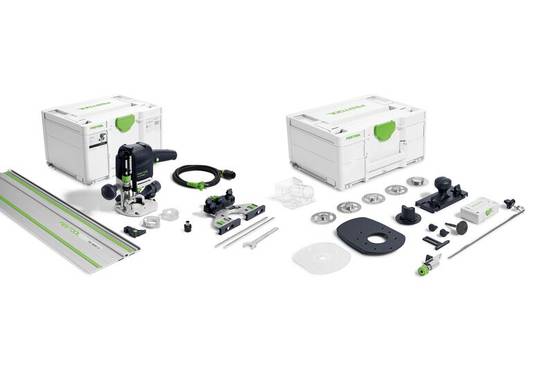Défonceuse OF 1010 REBQ-FS-Set - FESTOOL - avec accessoires - rail - 2 Systainer - 578051 - Image 1