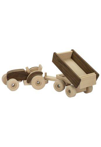 Goki - Tracteur avec remorque Goki nature - Image 1