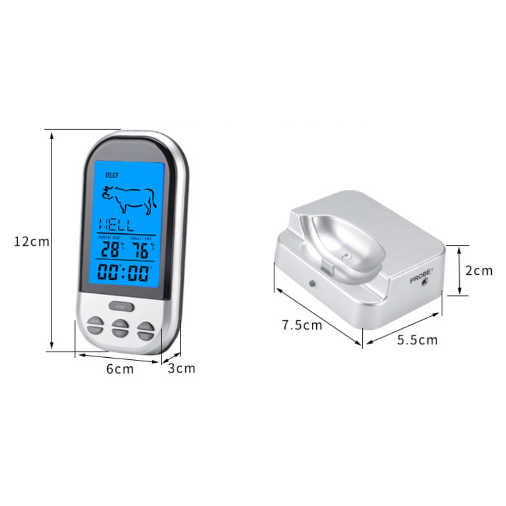 Thermomètres à viande - Thermomètres numériques - Thermomètres de cuisine pour barbecue-Lytech - Image 5