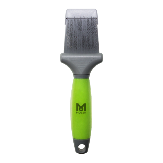 Brosse carde double-face Moser Premium pour chien et chat