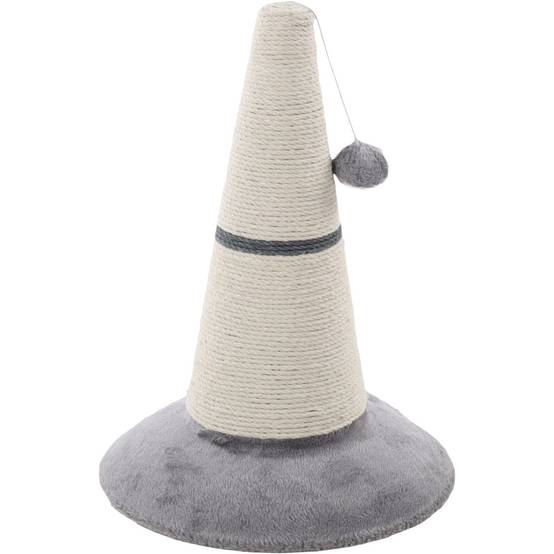 Cône griffoir, Elmo gris et blanc ø 33 x 45 cm pour chat - Image 1