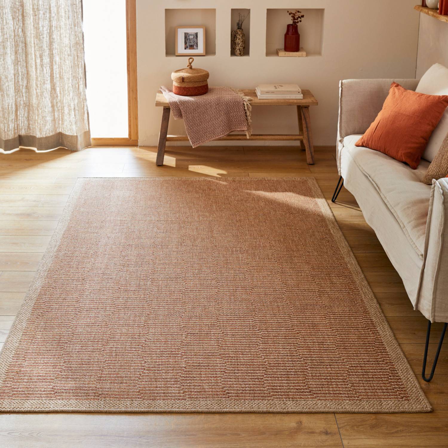 Autre - Tapis intérieur et extérieur naturel 120x170cm - Image 2
