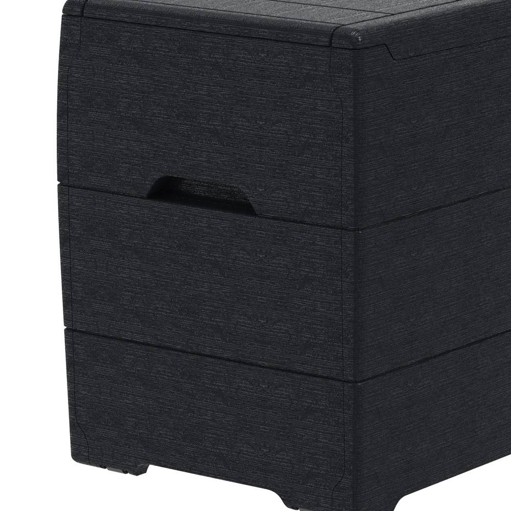 Duramax - Coffre de jardin en résine 270L - Gris Duramax - Image 3