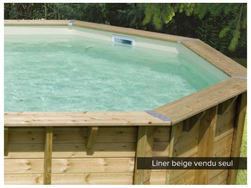 Ubbink - Liner seul Beige pour piscine bois Azura 4,30 x 3,00 x 1,26 m - Ubbink - Image 1