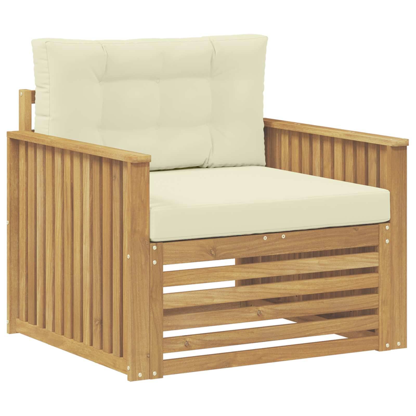 Vidaxl - Canapé d’extérieur Polyester Blanc vidaXL 3439132 - Image 2