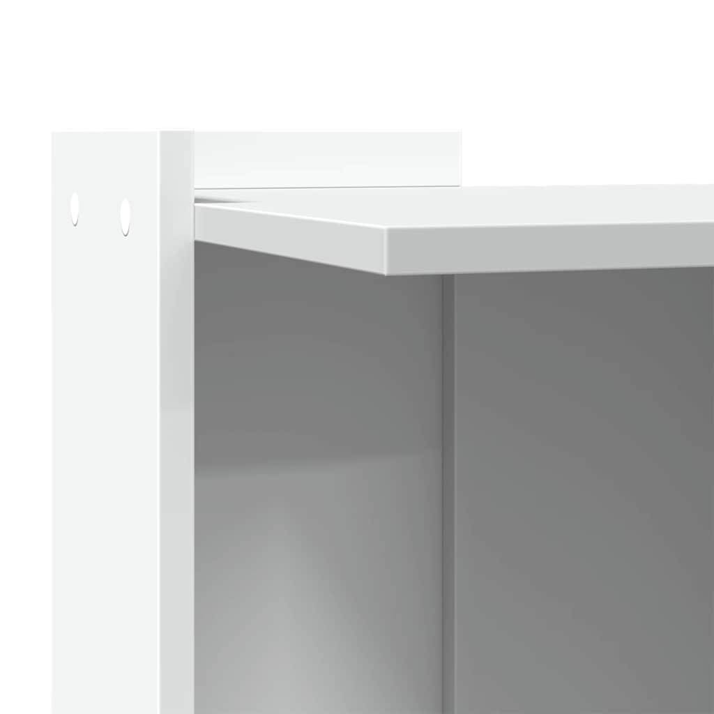 Vidaxl - Meuble de bac à litière pour chat blanc bois d'ingénierie vidaXL 857742 - Image 8