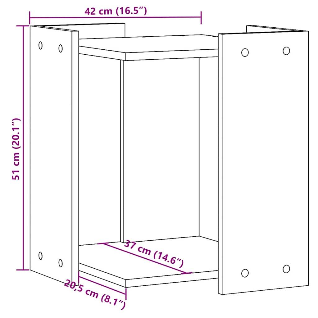 Vidaxl - Meuble de bac à litière pour chat blanc bois d'ingénierie vidaXL 857742 - Image 3