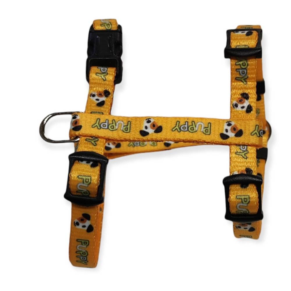 animallparadise - Harnais XS 8 mm 18 à 29 cm jaune PUPPY MASCOTTE  pour chiots - Image 3