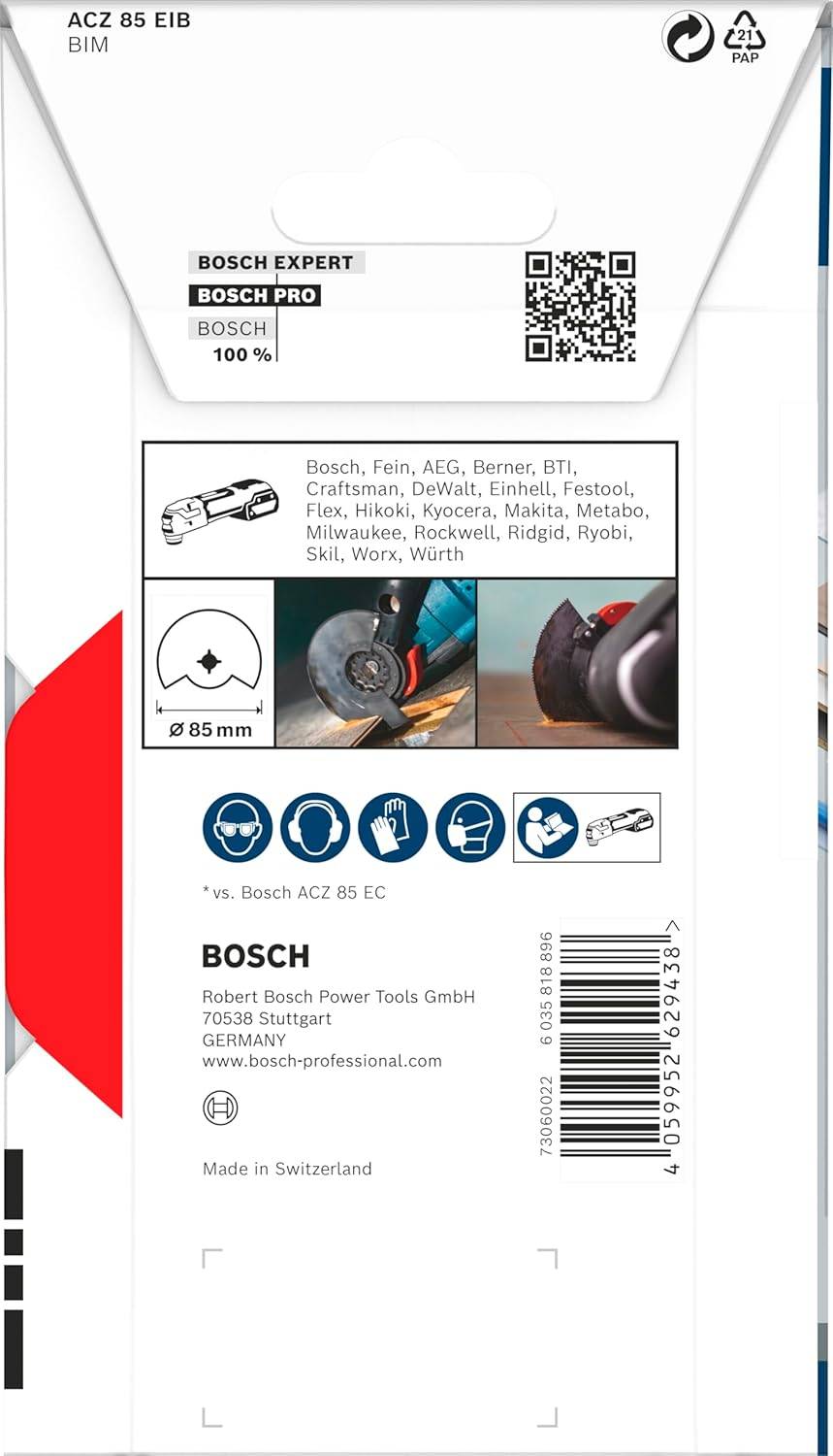 Bosch - Lame de scie Starlock BOSCH ACZ 85 EB - Ø85mm - bois et métal non trempé - 2608661636 - Image 3