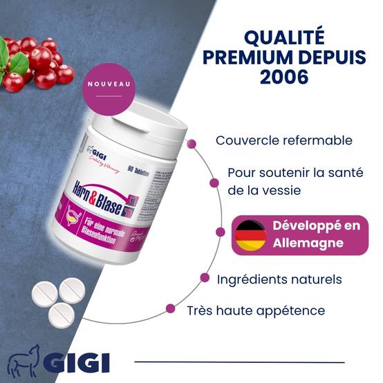 Soutien Vessie & Urinaire Chiens & Chats 28 comprimés GIGI VET - Image 3